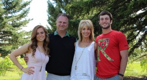 Chiropractor Dr. Linebarger and his family in Bozeman, MT